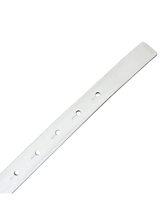 Versace Belt Virtus Barocco Letter Buckle Leather White Gold main image 6